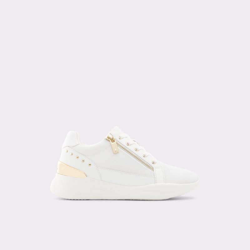 Baskets Aldo Frelidda Low Femme Blanche | QBIACD-701