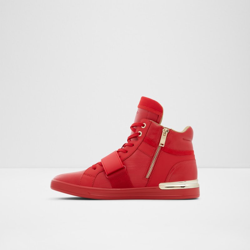 Baskets Aldo Gabrieli High Homme Rouge | CQUOMV-962