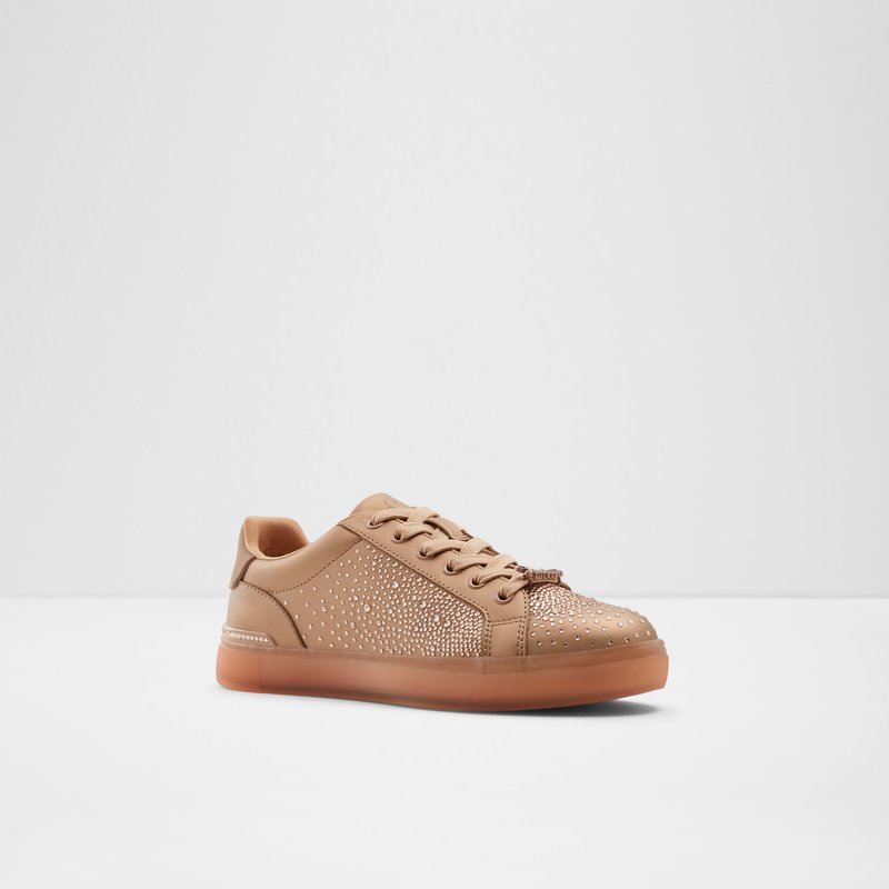 Baskets Aldo Glasssneaker Dentelle Up Femme Bone | BPJSZE-932