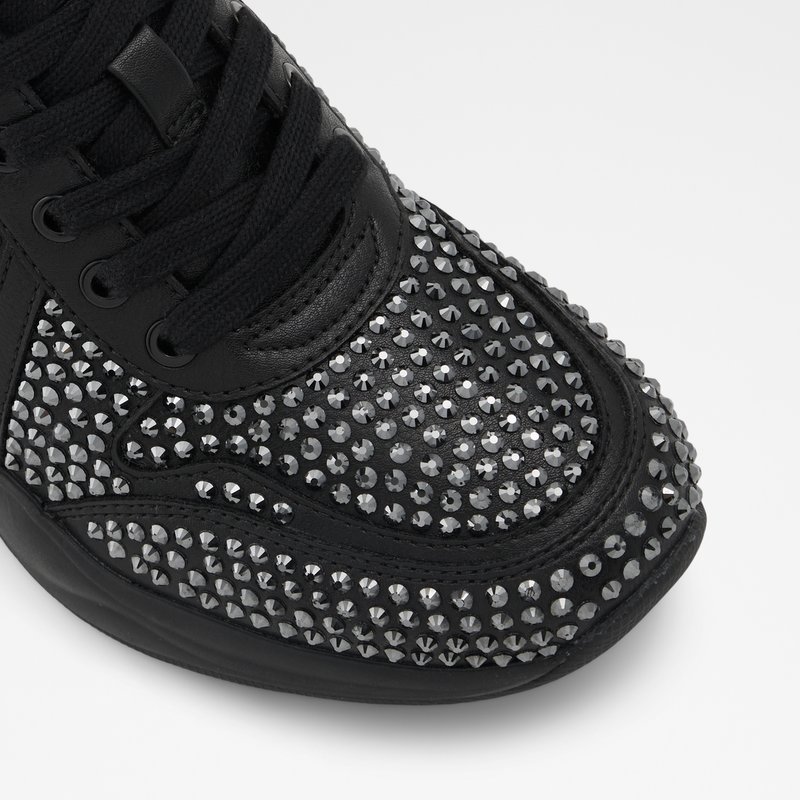 Baskets Aldo Glow Wedge Femme Noir | SKDLRW-930