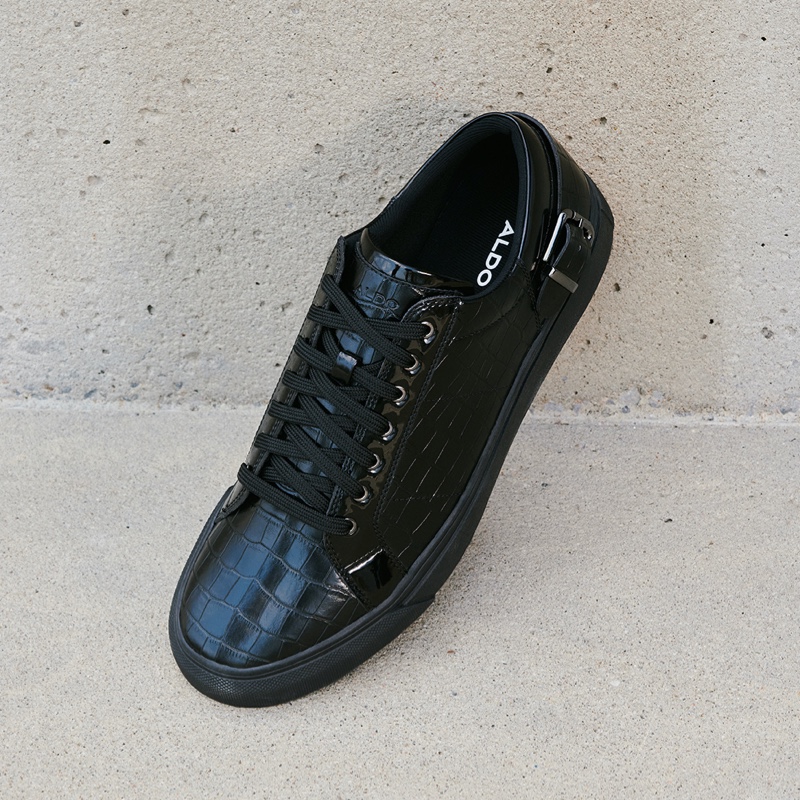 Baskets Aldo Himrich Low Homme Noir | ZKRIFH-164