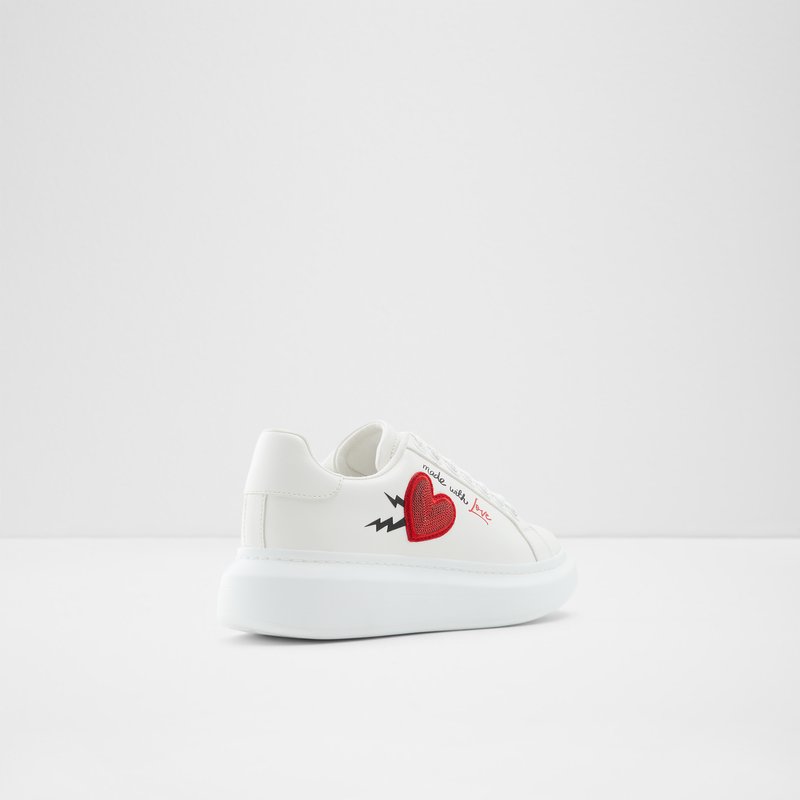 Baskets Aldo Larealin Low Femme Blanche | LYOKNS-463
