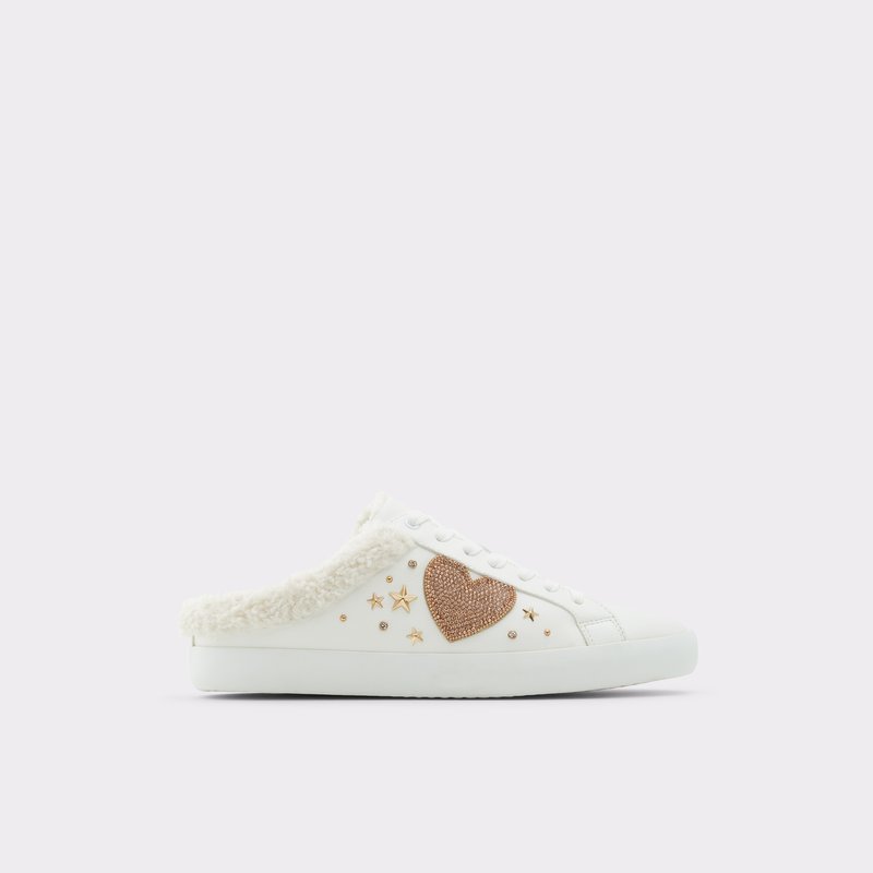 Baskets Aldo Lovey Slip On Femme Blanche | HJPGLV-789