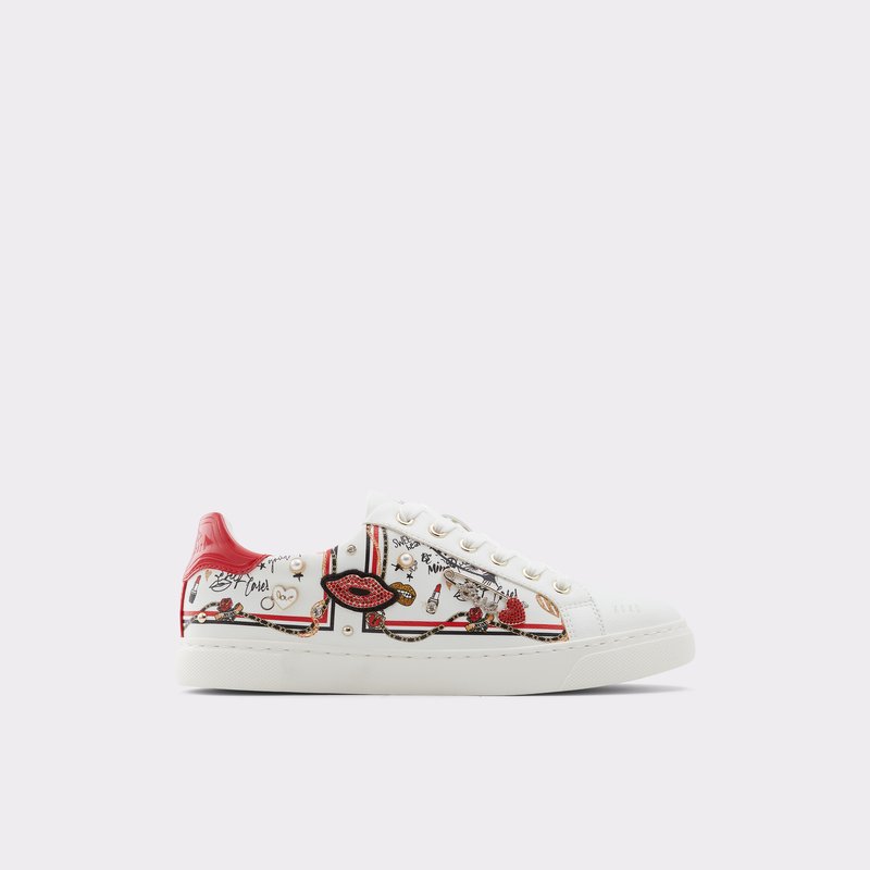 Baskets Aldo Meday Dentelle Up Femme Blanche | XJTSDM-532