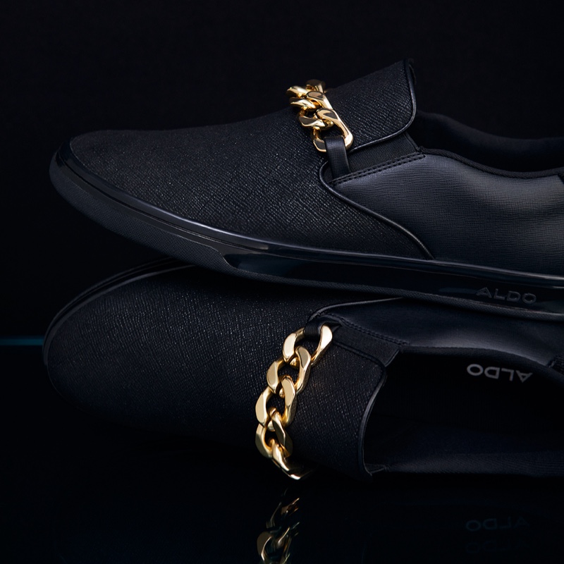 Baskets Aldo Millbrook Low Homme Noir | CROULT-120