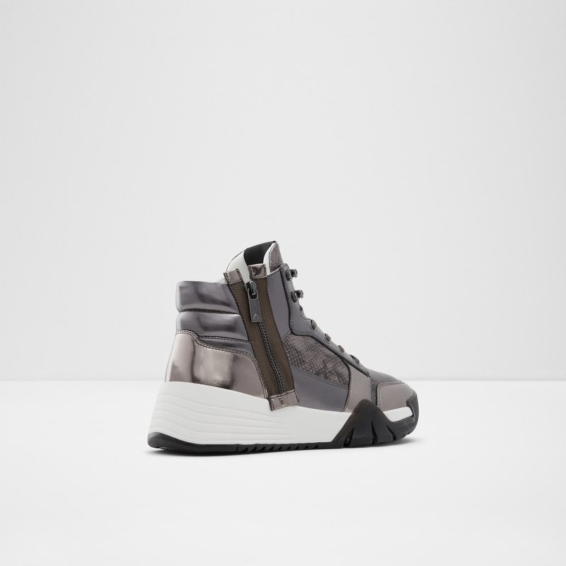 Baskets Aldo Palladia High Homme Pewter | DXRZEP-369