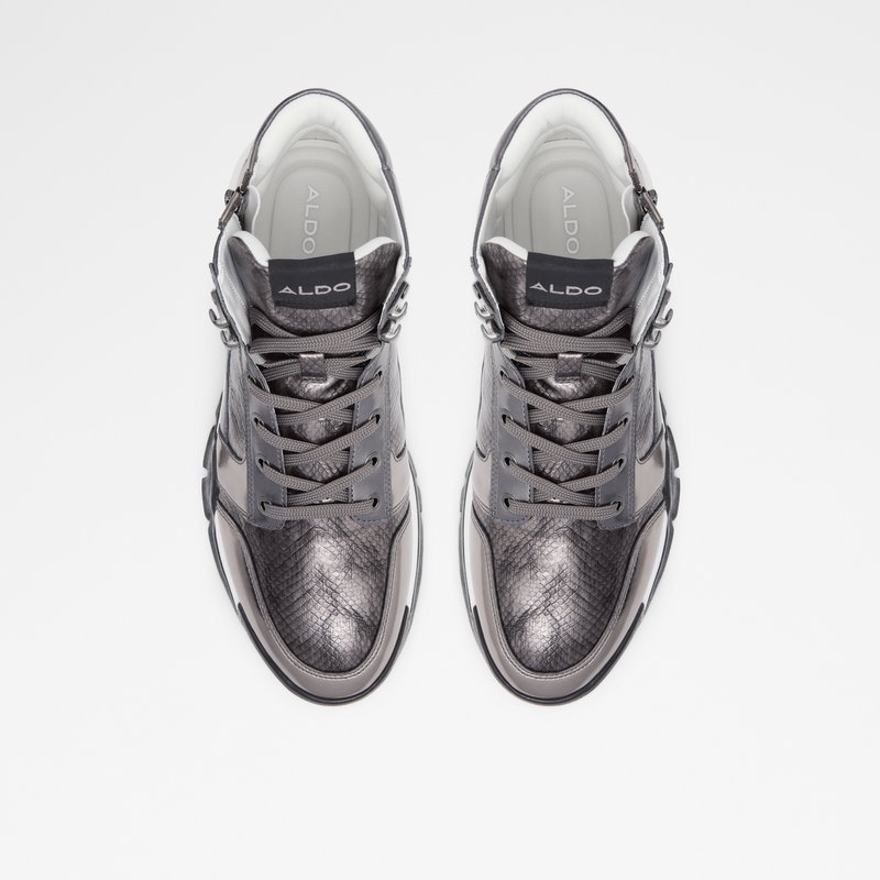 Baskets Aldo Palladia High Homme Pewter | DXRZEP-369