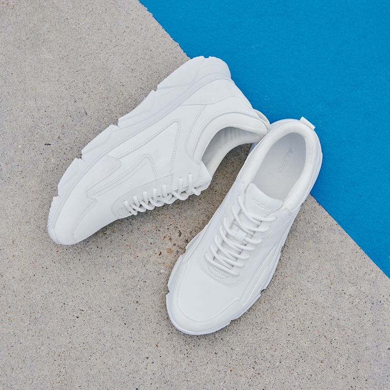 Baskets Aldo Pedros Athlétiques Homme Blanche | VCEOFP-409