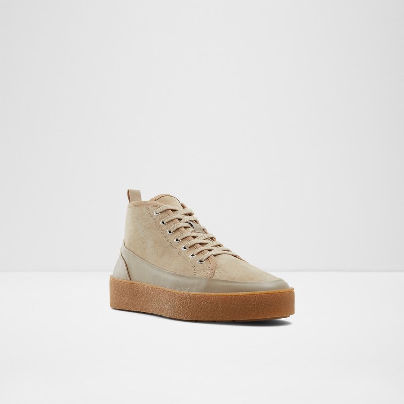 Baskets Aldo Peggyryan High Homme Beige Clair | ODCEBF-158