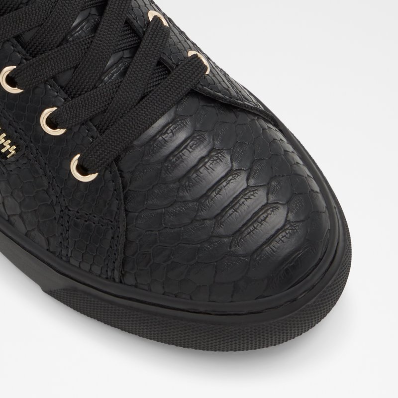 Baskets Aldo Perola Dentelle Up Femme Noir | IPQDEY-073
