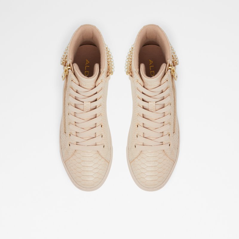 Baskets Aldo Perola Dentelle Up Femme Rose Clair | TXIJGU-618
