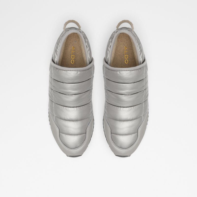 Baskets Aldo Pufferwalk Slip On Femme Argent | AHMLQW-608