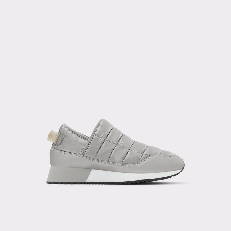 Baskets Aldo Pufferwalk Slip On Femme Argent | AHMLQW-608