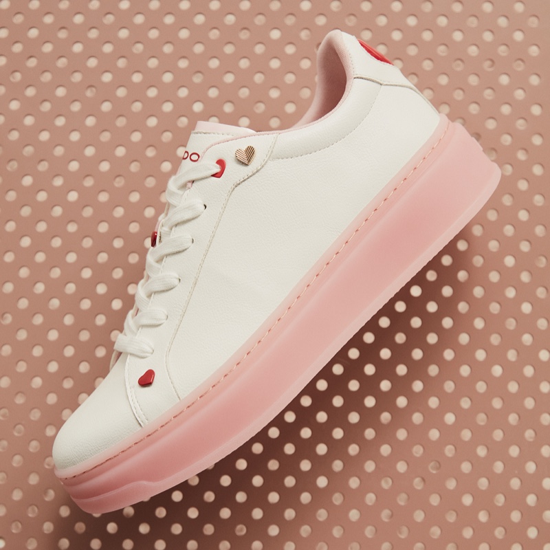 Baskets Aldo Rosecloud Dentelle Up Femme Blanche | SQOHGL-801