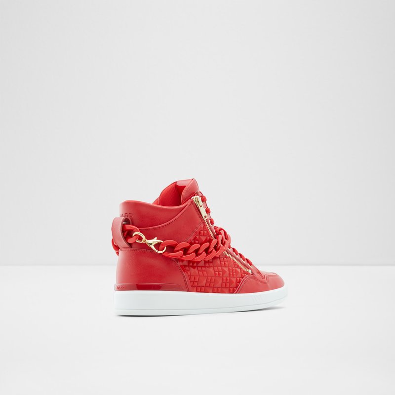 Baskets Aldo Strollux High Homme Rouge | MIKHUL-198