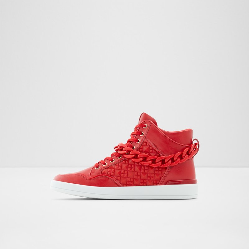 Baskets Aldo Strollux High Homme Rouge | MIKHUL-198