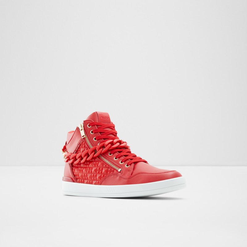 Baskets Aldo Strollux High Homme Rouge | MIKHUL-198