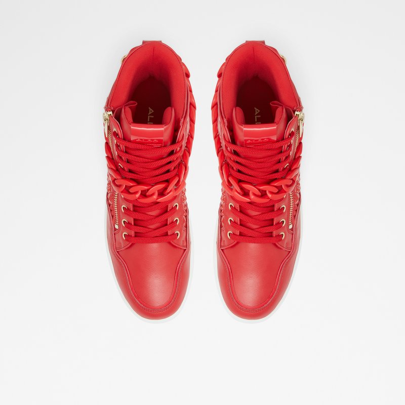 Baskets Aldo Strollux High Homme Rouge | MIKHUL-198