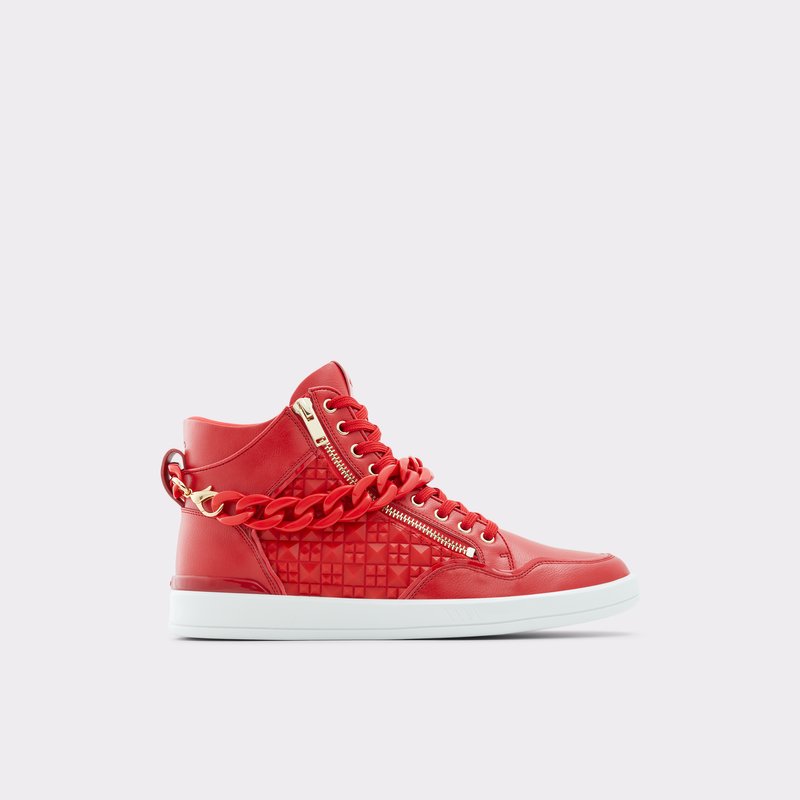 Baskets Aldo Strollux High Homme Rouge | MIKHUL-198