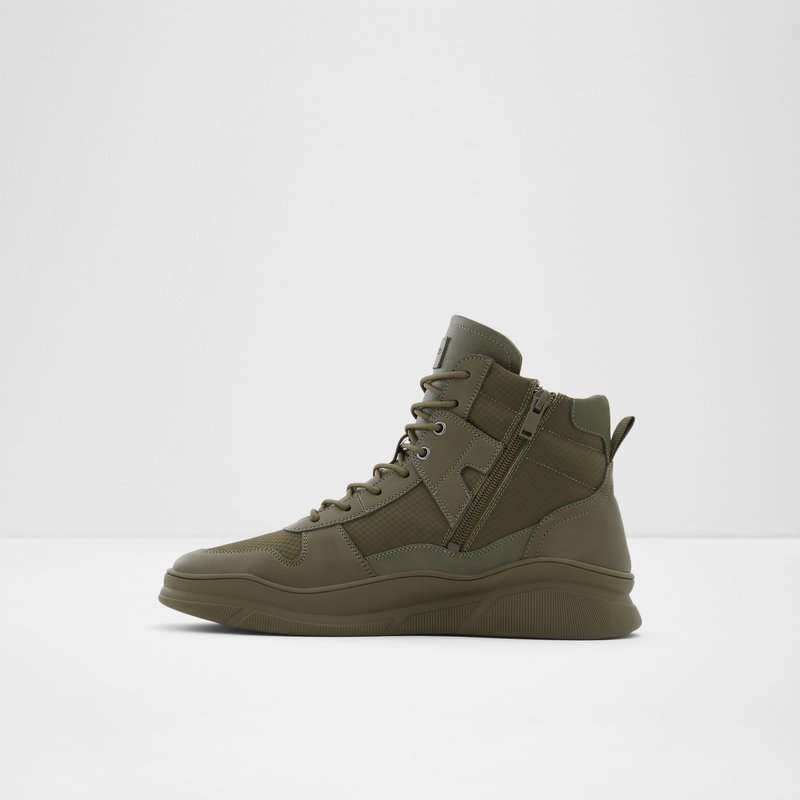 Baskets Aldo Swiftd High Homme Kaki | UZBFJL-324