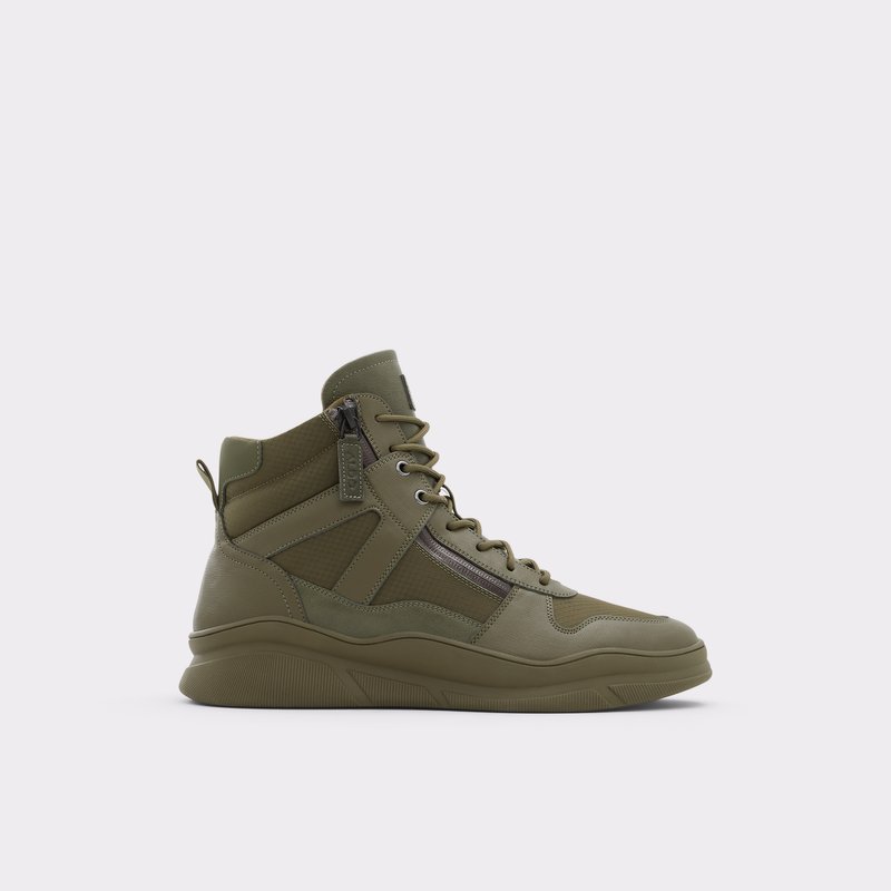Baskets Aldo Swiftd High Homme Kaki | UZBFJL-324
