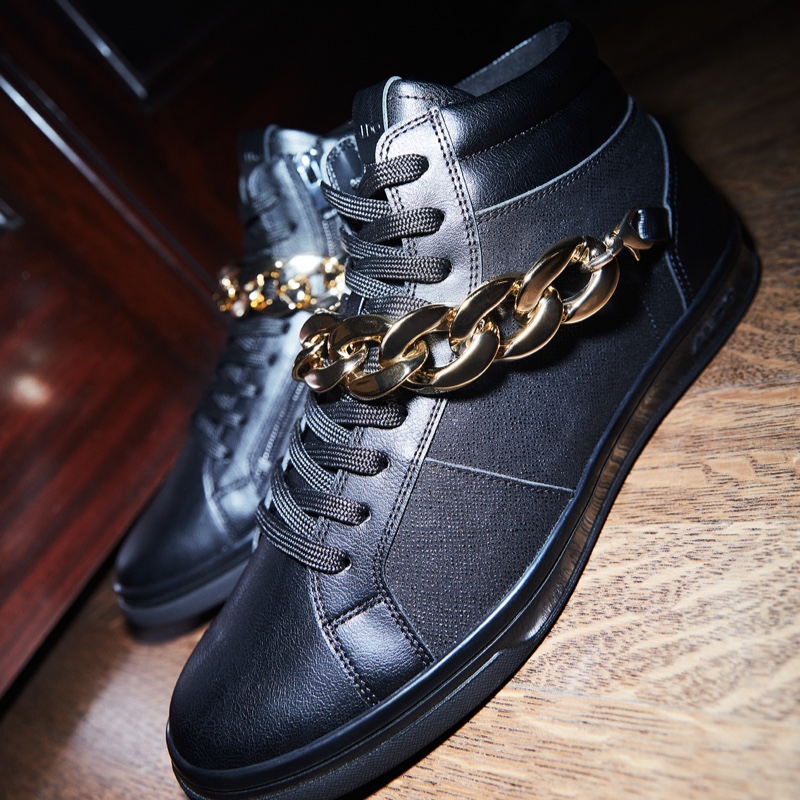 Baskets Aldo Tribecca High Homme Noir | ITKZSA-891
