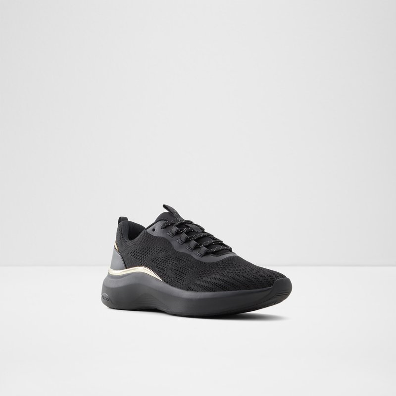 Baskets Aldo Willo Dentelle Up Femme Noir | YXUHCK-386