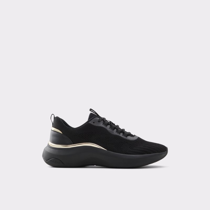 Baskets Aldo Willo Dentelle Up Femme Noir | YXUHCK-386