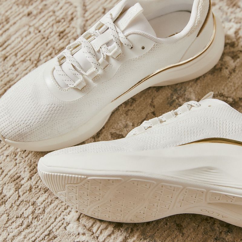 Baskets Aldo Willo Low Femme Blanche | DVNSUC-016