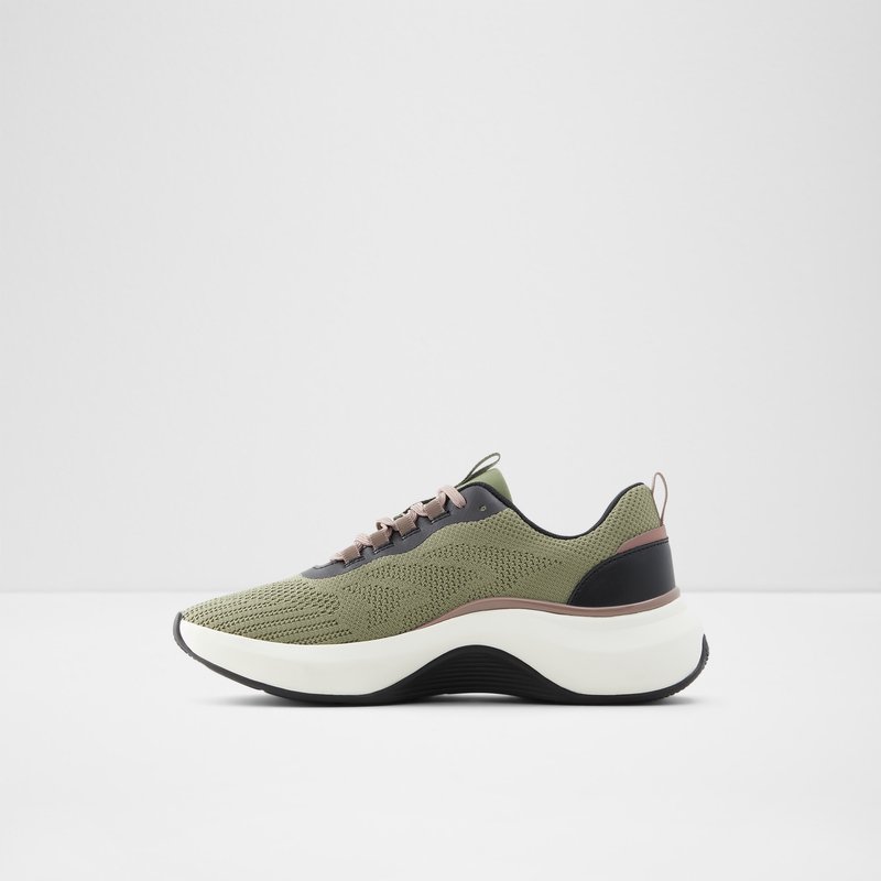Baskets Aldo Willo Low Femme Kaki | GUVEJC-731