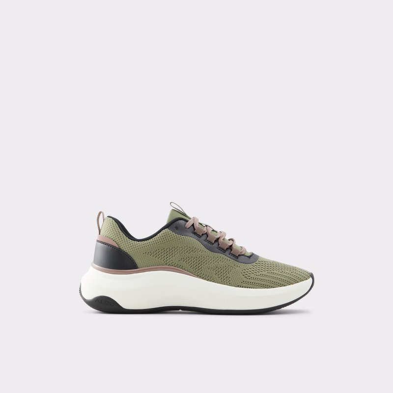 Baskets Aldo Willo Low Femme Kaki | GUVEJC-731