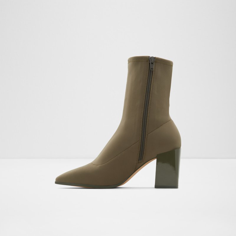 Bottes Chaussettes Aldo Adwigocia Femme Kaki | TRCBGZ-405