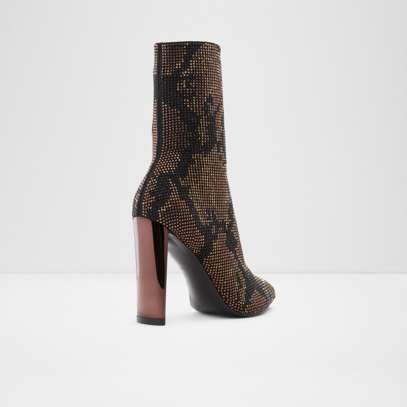 Bottes Chaussettes Aldo Deludith Femme Marron | MPKLNI-194