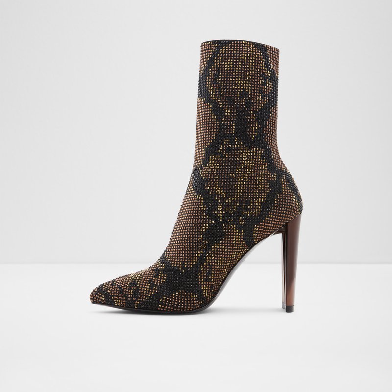 Bottes Chaussettes Aldo Deludith Femme Marron | MPKLNI-194
