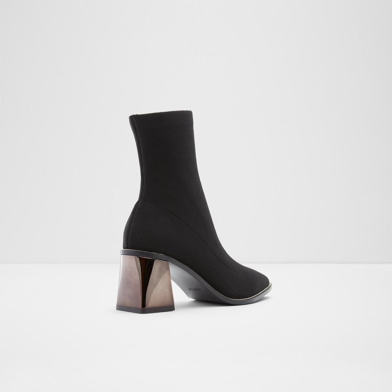 Bottes Chaussettes Aldo Galalith Femme Noir | QTNGBW-075
