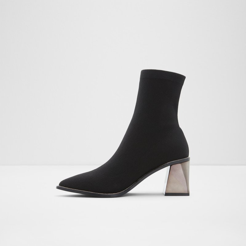 Bottes Chaussettes Aldo Galalith Femme Noir | QTNGBW-075