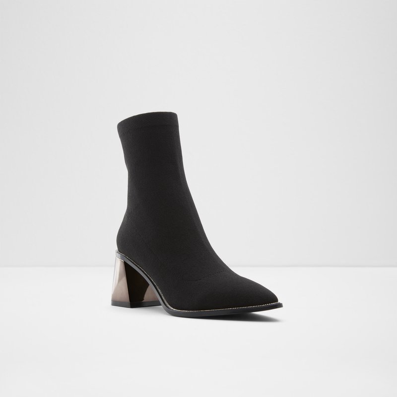Bottes Chaussettes Aldo Galalith Femme Noir | QTNGBW-075