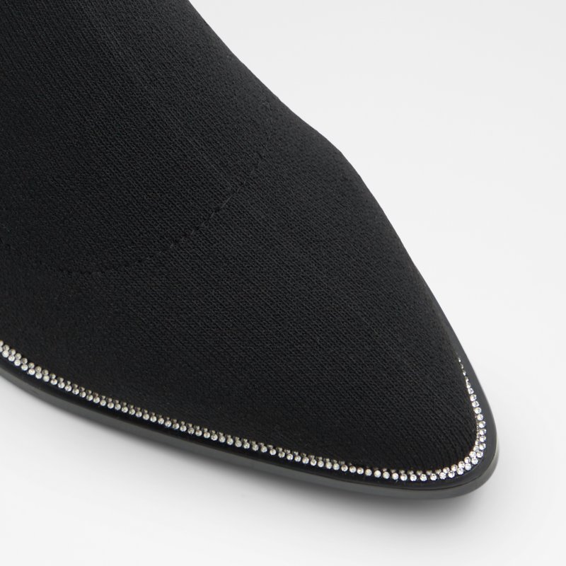 Bottes Chaussettes Aldo Galalith Femme Noir | QTNGBW-075