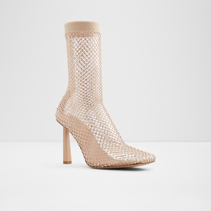 Bottes Chaussettes Aldo Tissuri Femme Bone | GZKDUO-076