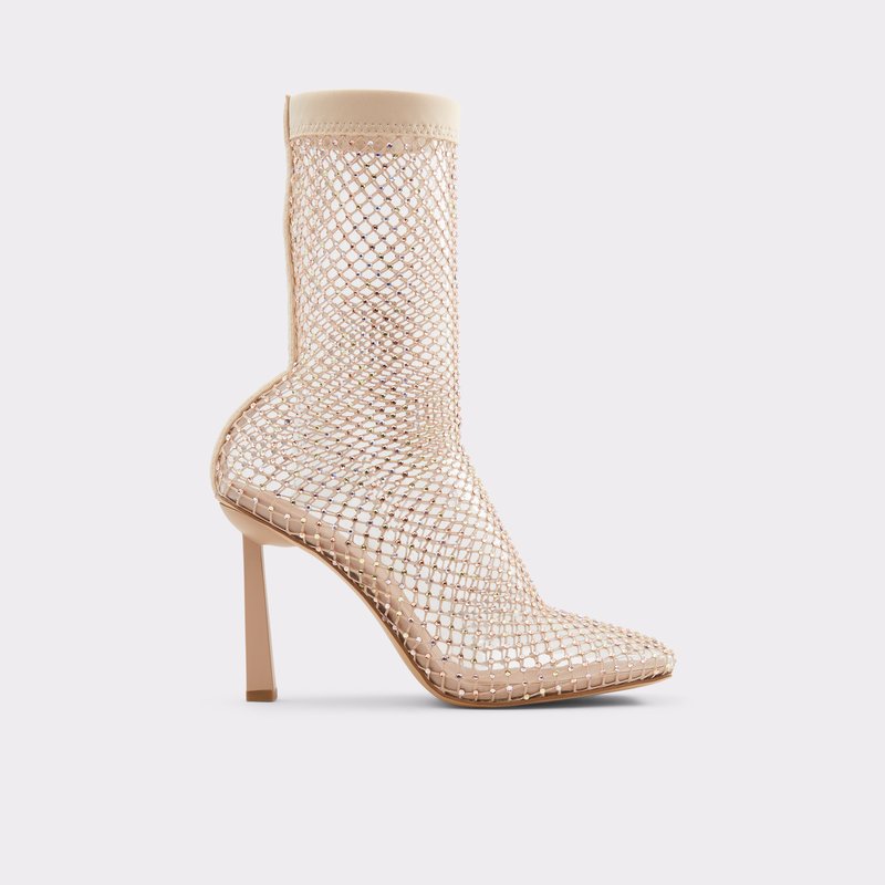 Bottes Chaussettes Aldo Tissuri Femme Bone | GZKDUO-076