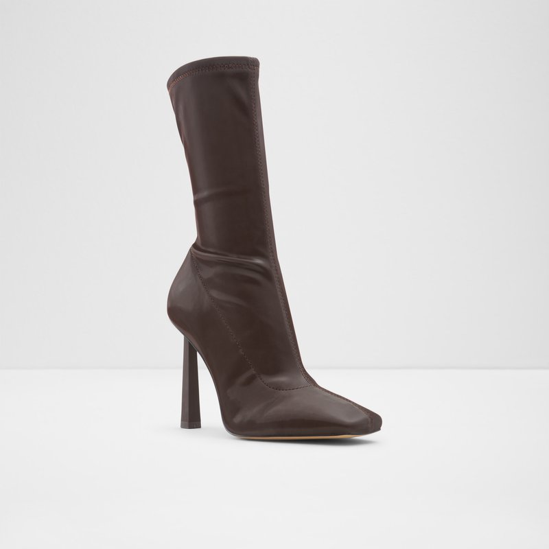 Bottes Chaussettes Aldo Upperwest Femme Marron | GRMDIB-024