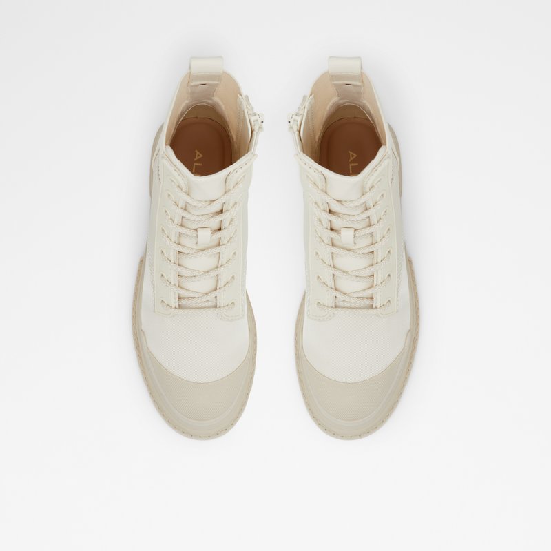 Bottes de combat Aldo Charline Femme Blanche | AGPOHJ-571
