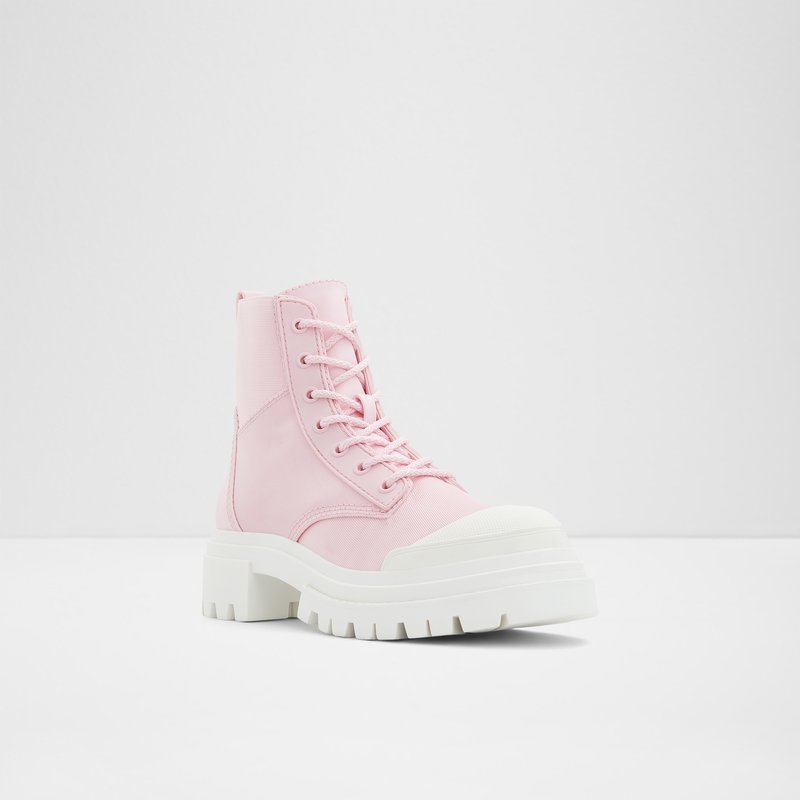 Bottes de combat Aldo Charline Femme Rose | UABDVQ-149