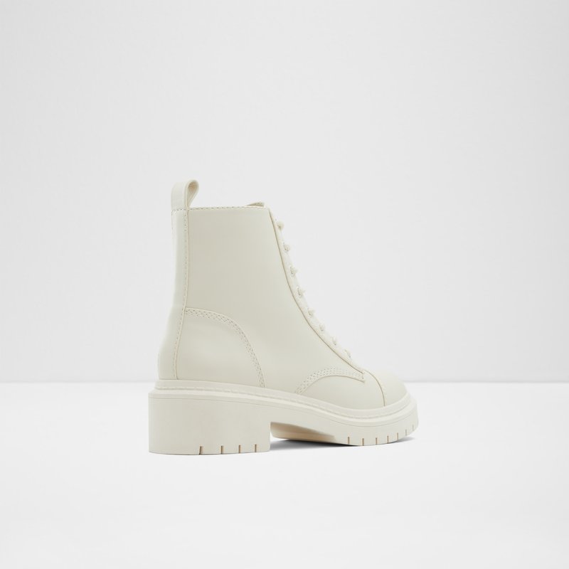 Bottes de combat Aldo Goer Femme Blanche | CWAOEX-986