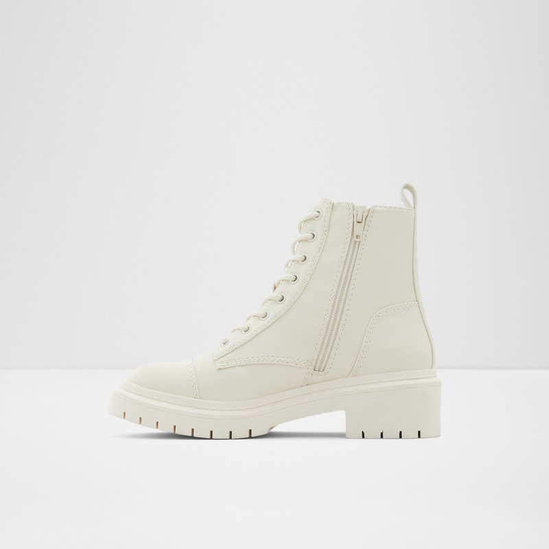 Bottes de combat Aldo Goer Femme Blanche | CWAOEX-986