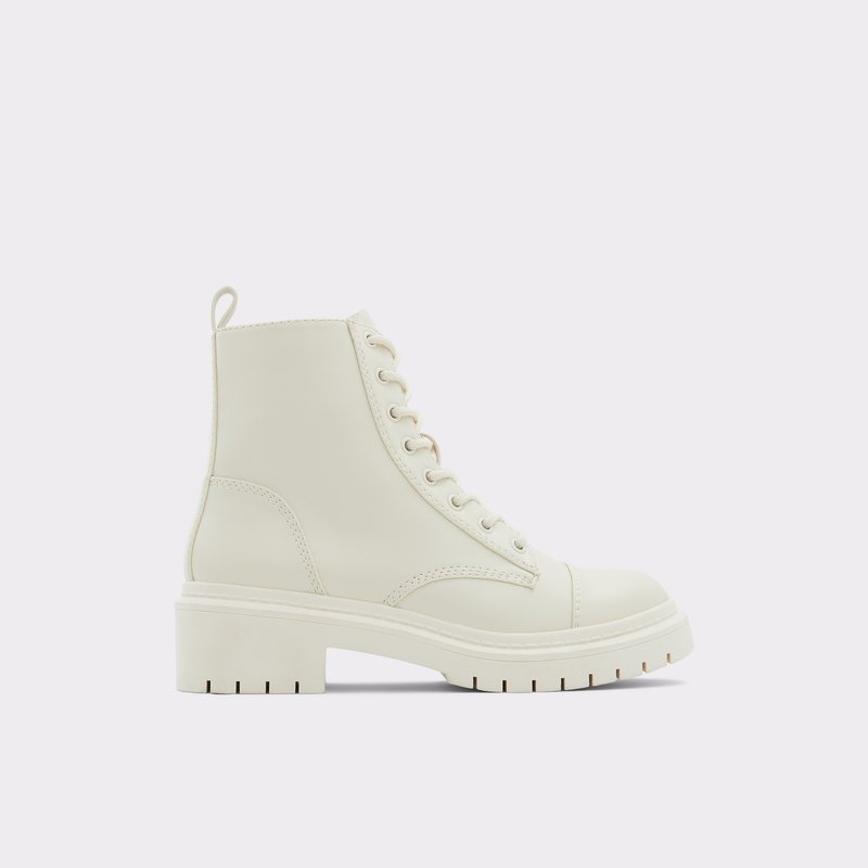 Bottes de combat Aldo Goer Femme Blanche | CWAOEX-986