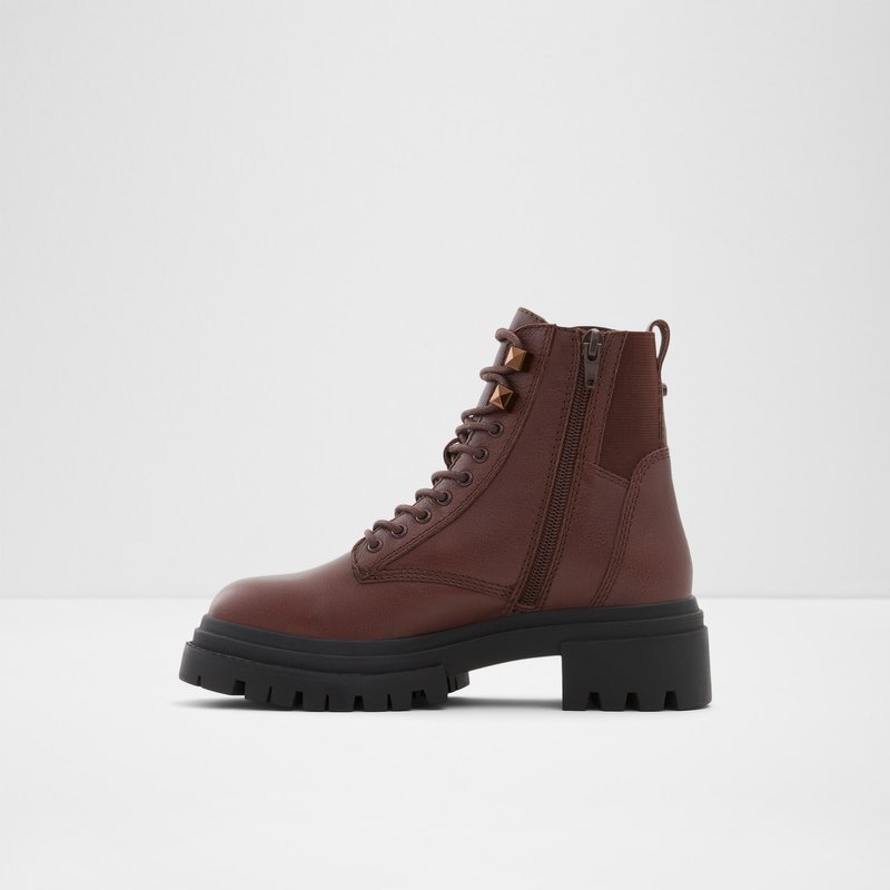 Bottes de combat Aldo Leap Femme Marron | UXKYVF-754