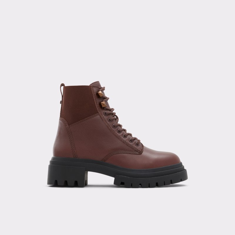 Bottes de combat Aldo Leap Femme Marron | UXKYVF-754