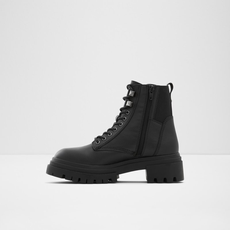 Bottes de combat Aldo Leap Femme Noir | UODMWT-768