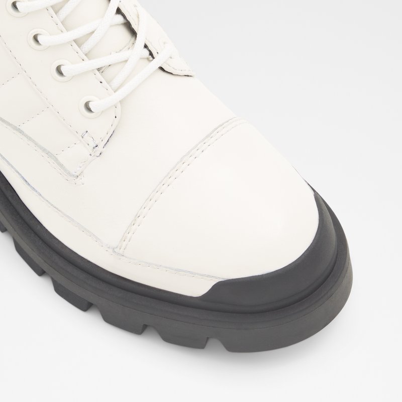 Bottes de combat Aldo Quilt Femme Blanche | CGVRFM-306